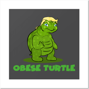 Obese Turtle Posters and Art